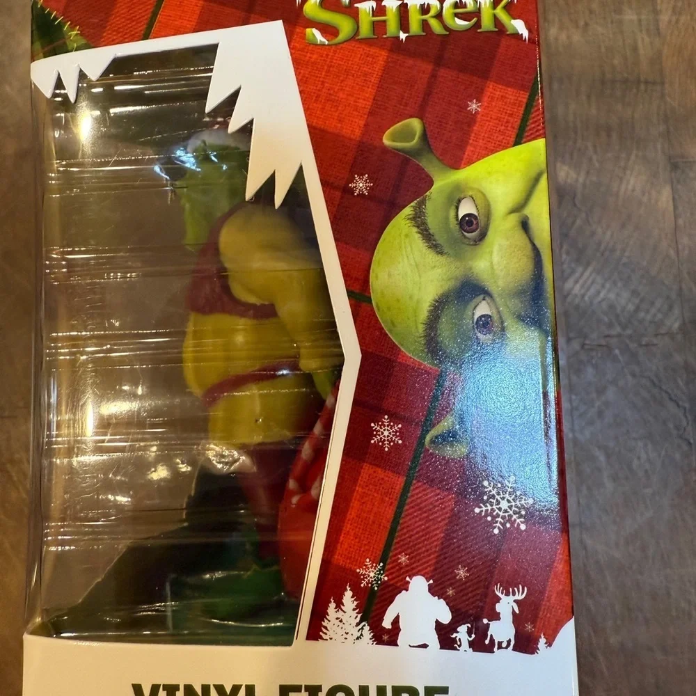 DreamWorks Shrek Festive Vinyl Figure - Green, Red & Yellow Christmas Figurine